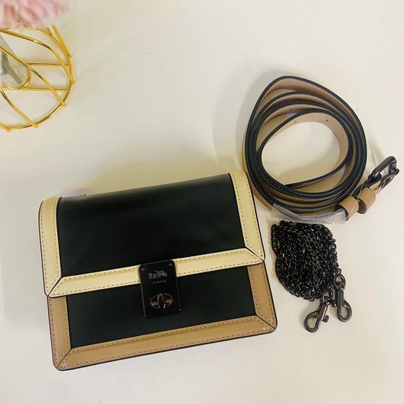 Coach 884 Hutton Belt Bag In Colorblock IN Taupe Multi - Picture 4 of 9